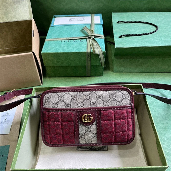 Gucci Marmont bags for women with a contrast - colored interiorWF - Gucci Bags - 010