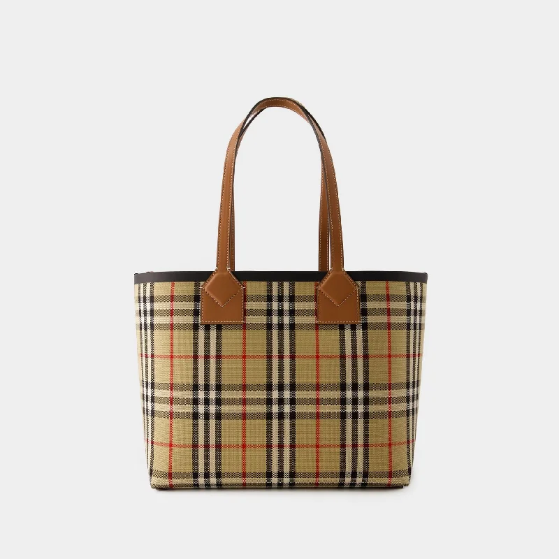 Statement - Making Oversized Burberry BagsSM London Tote bag - Burberry - Cotton - Brown