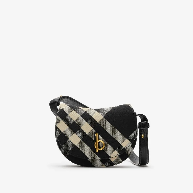 Light - Colored Burberry Bags for Spring and SummerWomen's Mini Rocking Horse Bag in Black | 8093106153462