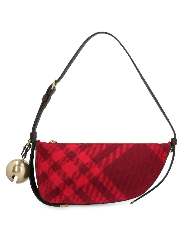 Versatile Burberry Convertible Bags for Multiple StylesWomen's Shield Sling Bag in Red | 8079161153980 Color B7338