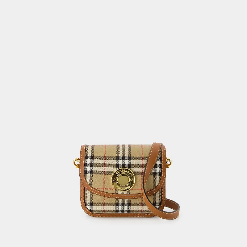 Foldable Burberry Shopping Bags for ConvenienceElizabeth Crossbody Bag - Burberry - Cotton - Beige