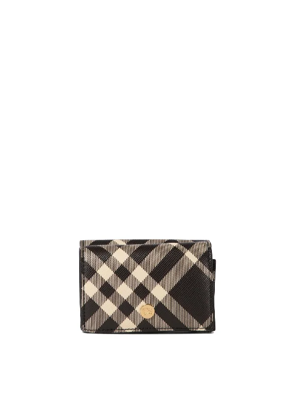 Versatile Burberry Convertible Bags for Multiple StylesWomen's "check" Compact Wallet in Black | 8095292