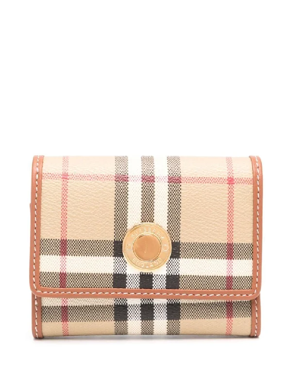 Pet - Friendly Burberry Pet Carrier BagsWomen's Small Lancaster Wallet in Nude & Neutrals | Size UNICA | 8094423