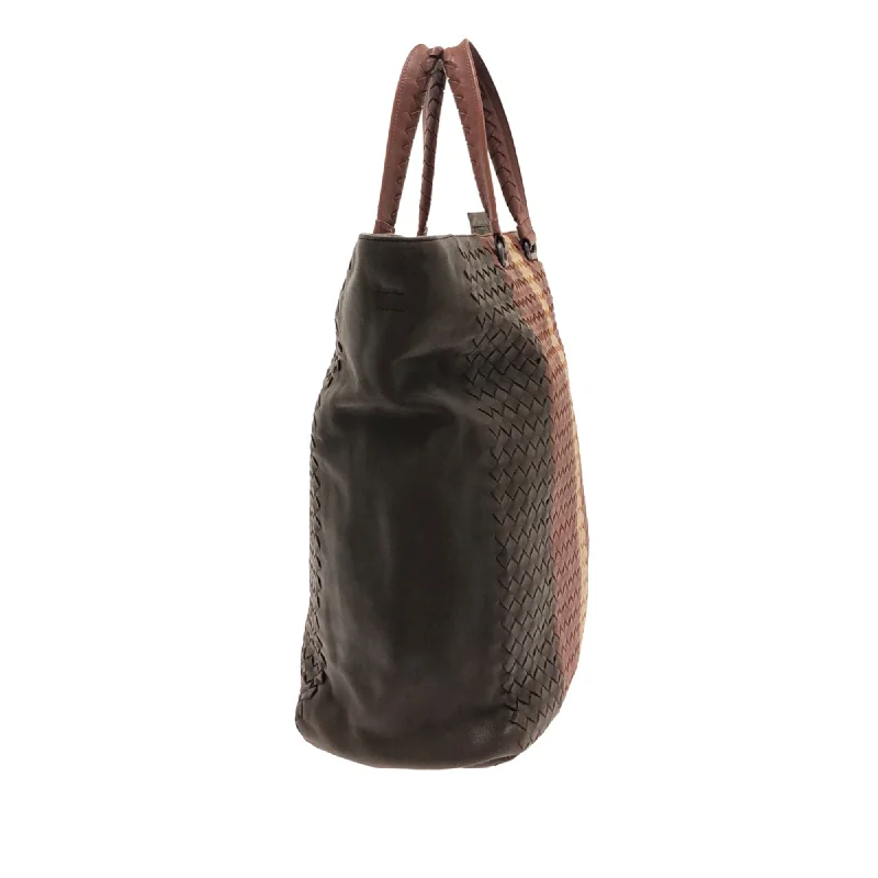 Bottega Veneta bags with leather - wrapped bucklesBrown Bottega Veneta Intrecciato Tote