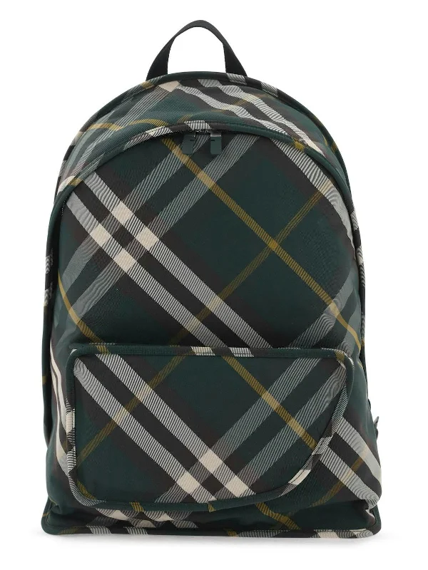 Lightweight Burberry Backpacks for TravelMen's Shield Backpack in Green | 8080679