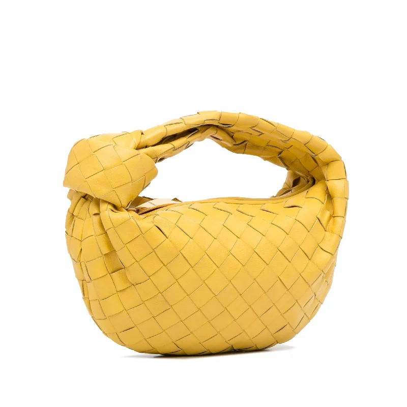 Bottega Veneta bags with detachable strapsBottega Veneta Jodie Mini Yellow Intrecciato