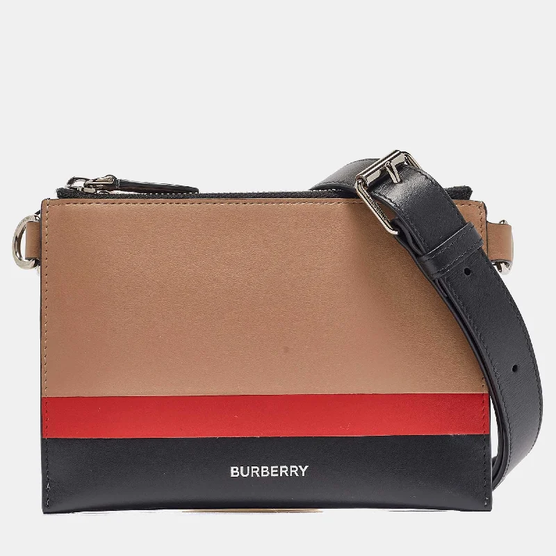 Light - Colored Burberry Bags for Spring and SummerMulticolor Leather Benji Crossbody Bag