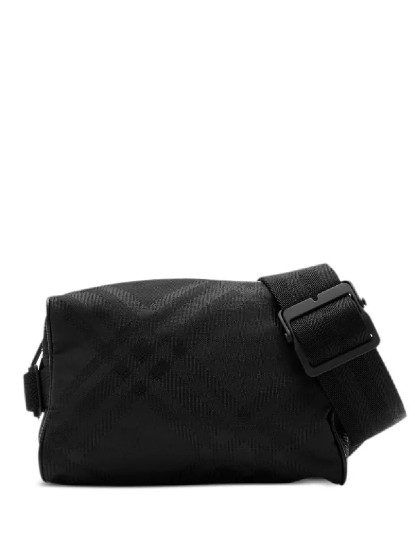 Adjustable Strap Burberry Messenger BagsMen's Belt Bag in Black | 8083446157683