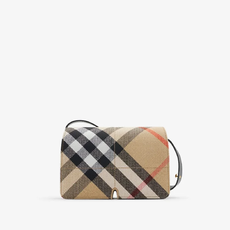 Burberry Bags with Signature Check Pattern in New ShadesWomen's Snip Shoulder Bag in Sandicheck | 8097379153462