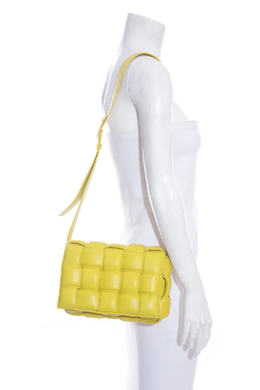 Bottega Veneta bags with chain - link detailsBottega Veneta Citrine Cassette Handbag