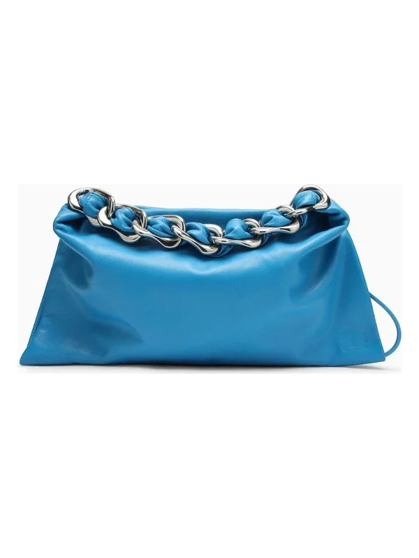 Burberry Bags with Chain Straps for a Chic VibeWomen's Medium Turquoise Leather Swan Bag in Light Blue | 8086427139456