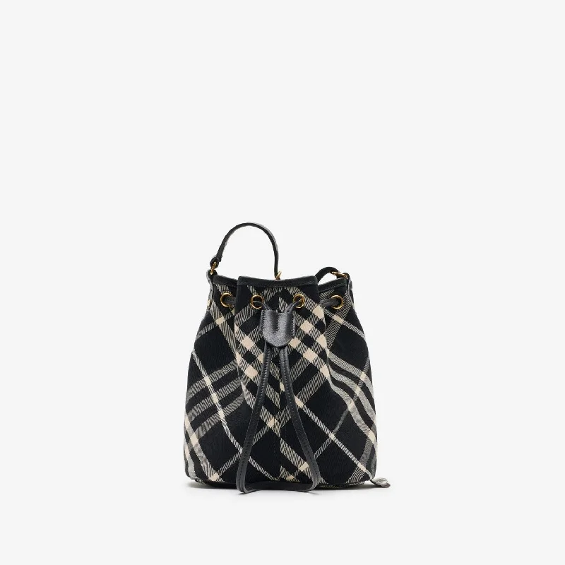 Sporty Burberry Bags for Athletic ActivitiesWomen's Mini Drawstring Bucket in Blackcalic | 8095057159199