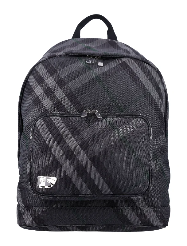 Water - Resistant Burberry Beach BagsMen's Heritage Backpack in Charcoal | 24A8097347 Color A1208