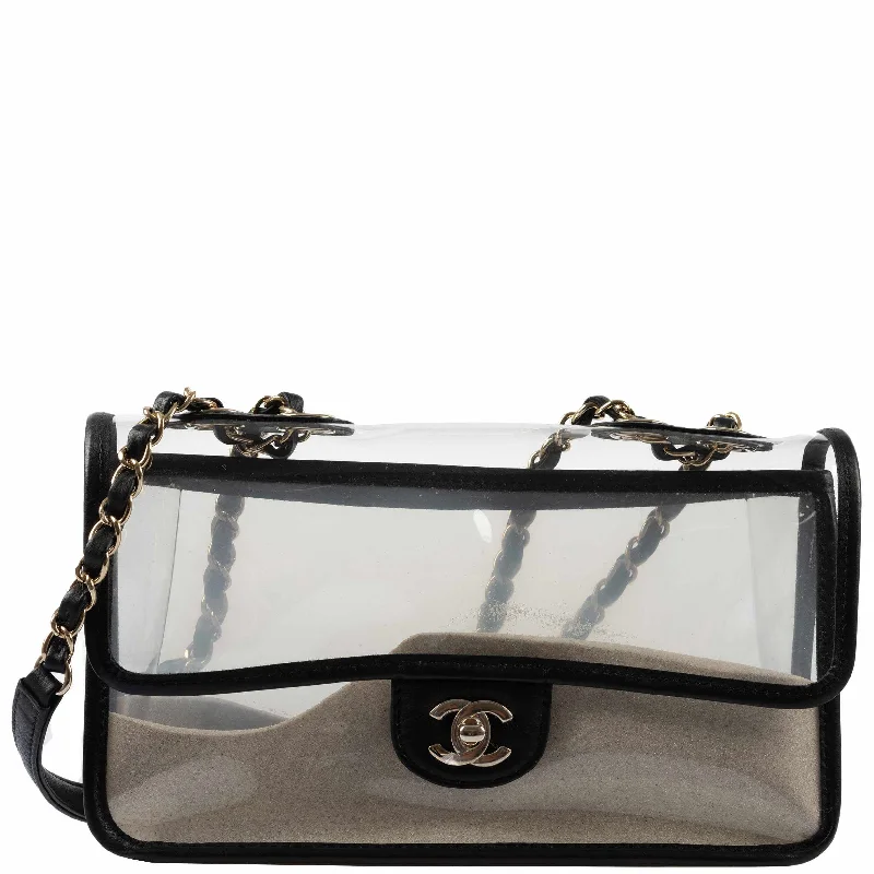 Chanel bags for women with a taste for high fashionChanel Sand By The Sea Flap Bag PVC and Lambskin