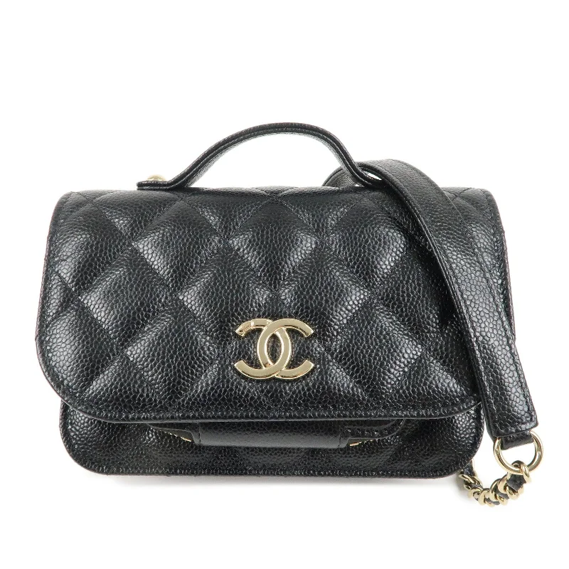 Chanel bags perfect for everyday elegCHANEL Matelasse Caviar Skin Infinity Mini Shoulder Bag AP2914