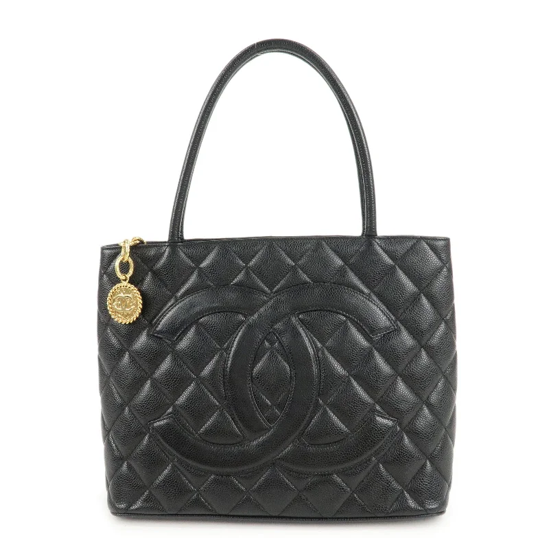 Chanel bags in luxury boutiques worldwideCHANEL Matelasse Caviar Skin Tote Bag Black A01804