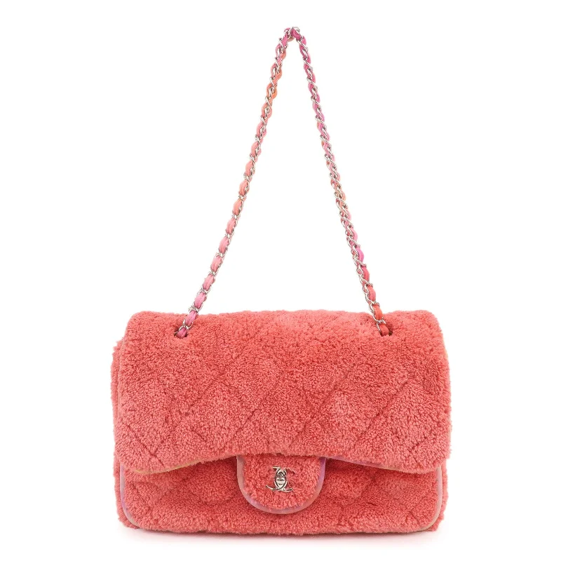 Chanel Colorful Handbag for Spring OutfitsCHANEL Matelasse Pile Big Matelasse Chain Shoulder Bag Pink