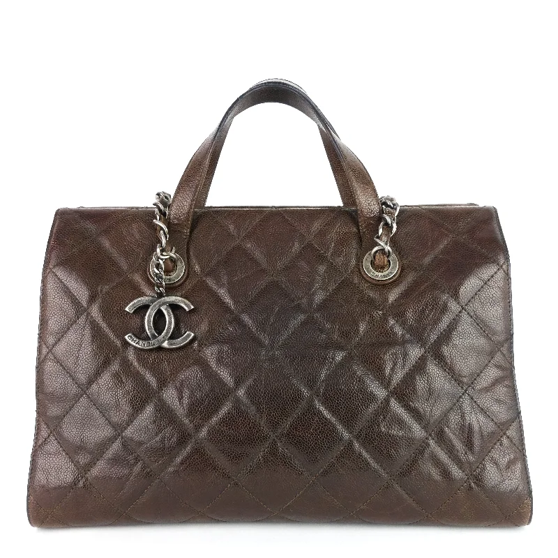 Chanel bags for those who value investment piecesCC Crave Glazed Caviar Tote Bag