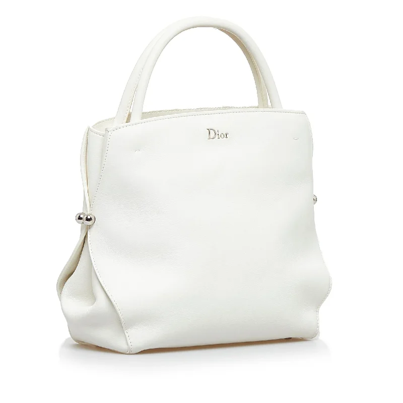 Christian Dior tote bags with a double - handle and shoulder - strap optionDior Bar Leather Tote (oHuy1m)