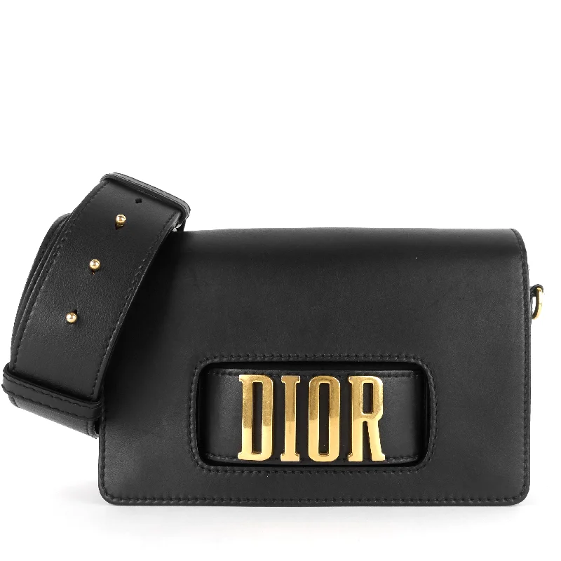 Christian Dior handbags with a snap - button closure and a decorative buckleDio(r)evolution Calfskin Crossbody Bag