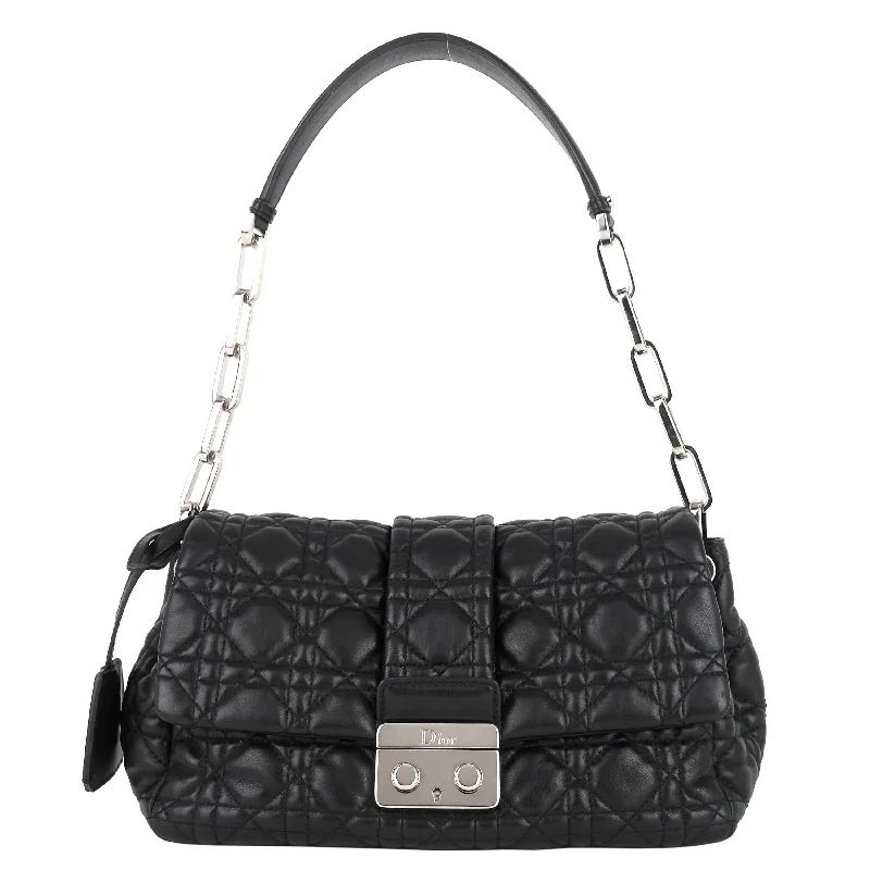 Fashion - forward Christian Dior tote bags for the modern womanNew Lock Flap Cannage Lambskin Bag