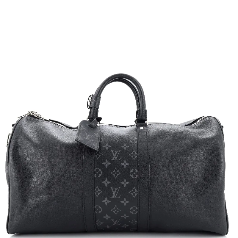 Keepall Bandouliere Bag Monogram Taigarama 50