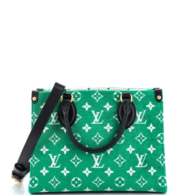 OnTheGo Tote LV Match Monogram Jacquard Velvet PM