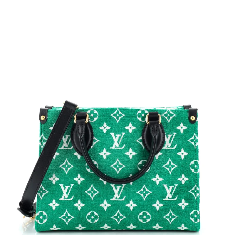 OnTheGo Tote LV Match Monogram Jacquard Velvet PM