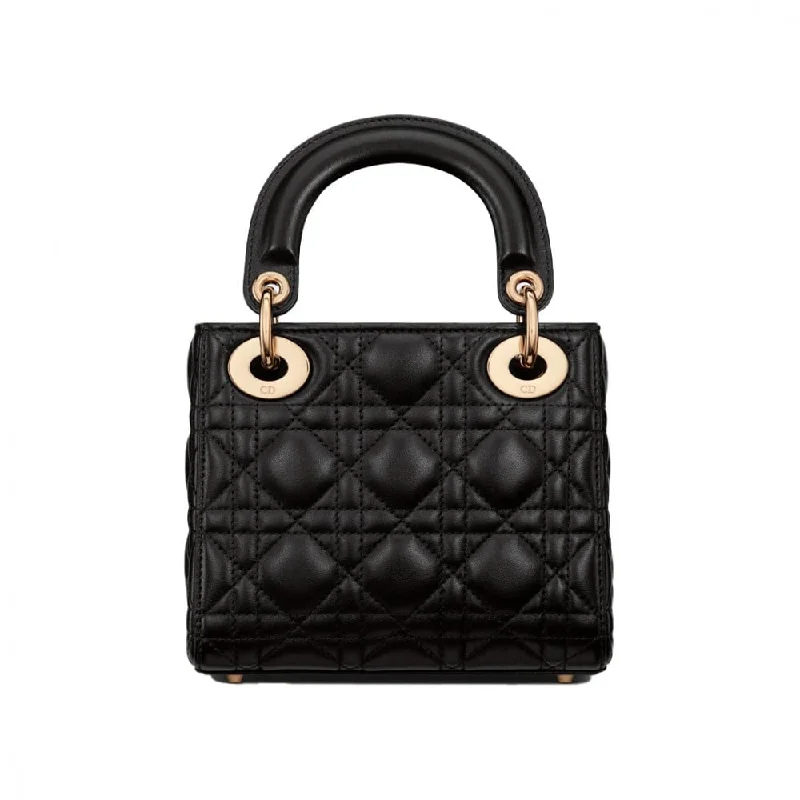 Christian Dior bags with a side - pocket for holding a water bottleDior Mini Lady Bag