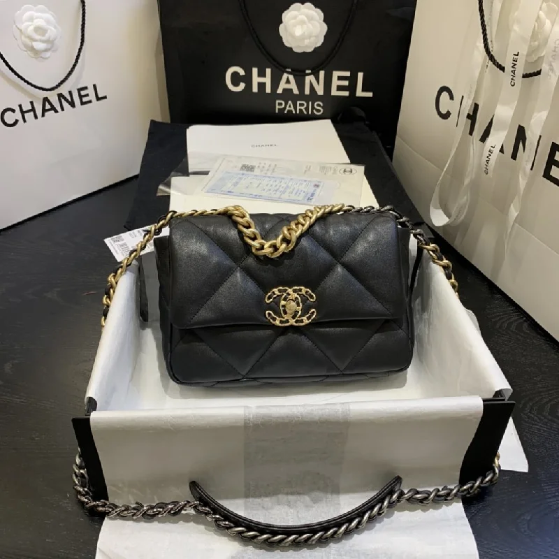 Chanel Colorful Handbag for Spring OutfitsCHANEL 19 Large Flap Bag