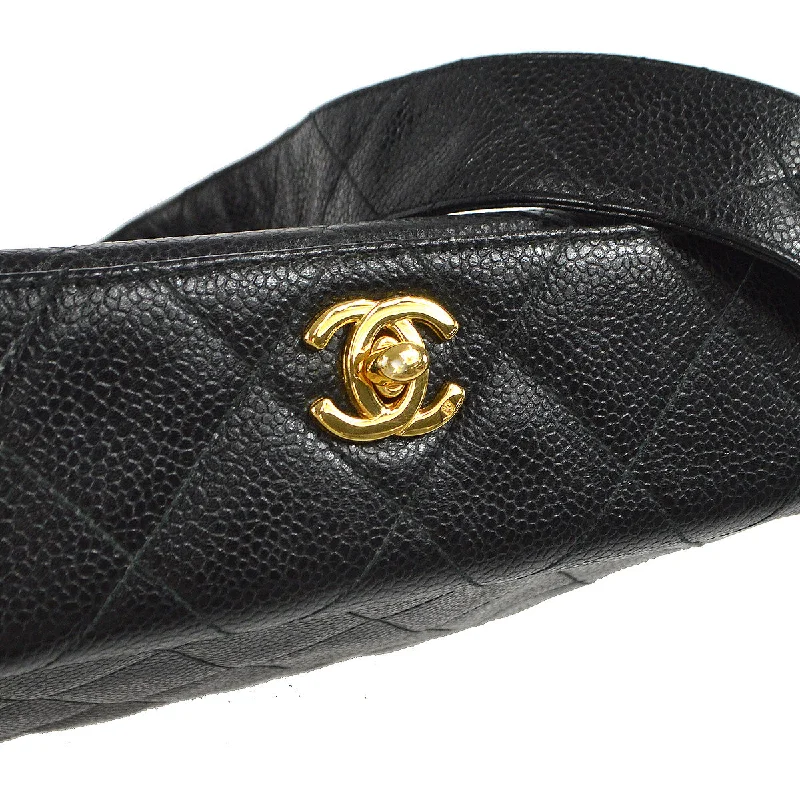 Chanel bags for a polished and professional appearanceCHANEL 1996-1997 Box Shoulder Bag Mini Black Caviar 88125