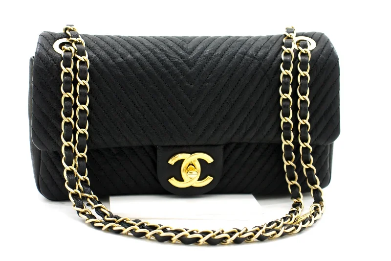 Chanel bags available at online luxury retaileChanel 2015 Chevron V-Stitch Leather Chain Flap Shoulder Bag