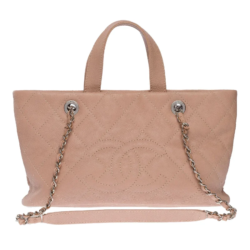 Chanel Lightweight Handbag for Daily ErrandsCHANEL Amazing Mini shopping Tote bag in Pink Caviar quilted leather, SHW