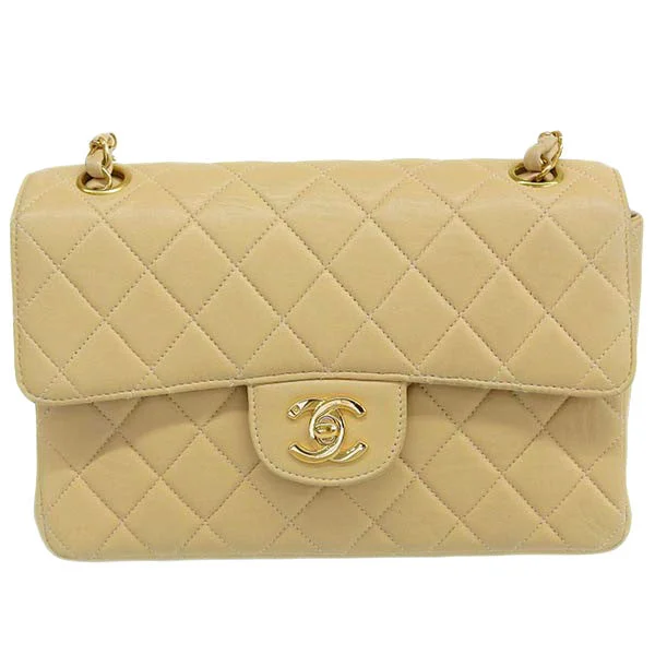 Chanel New Arrival Handbag with Gold HardwareCHANEL Around 1997 Made Double Face Classic Flap Chain Bag Beige