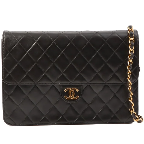 Chanel bags for a polished and professional appearanceChanel Around 1998 Made Cc Mark Plate Chain Bag Black