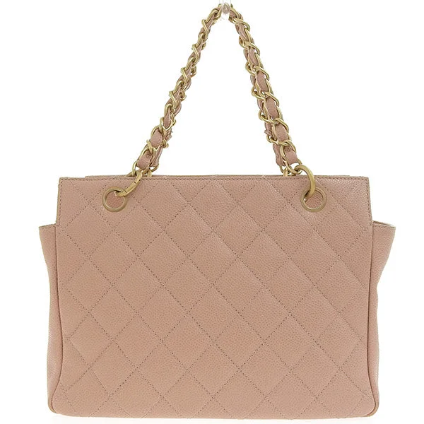 Chanel bags sale 2025CHANEL Around 2000 Made Caviar Skin Cc Mark Stitch Chain Top Handle Bag Pink