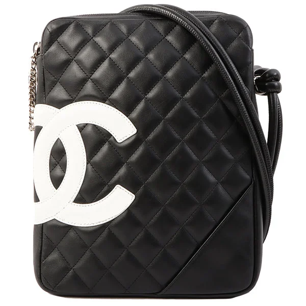 Chanel bags for women with a taste for high fashionChanel Around 2003 Made Cambon Shoulder Bag Black/White