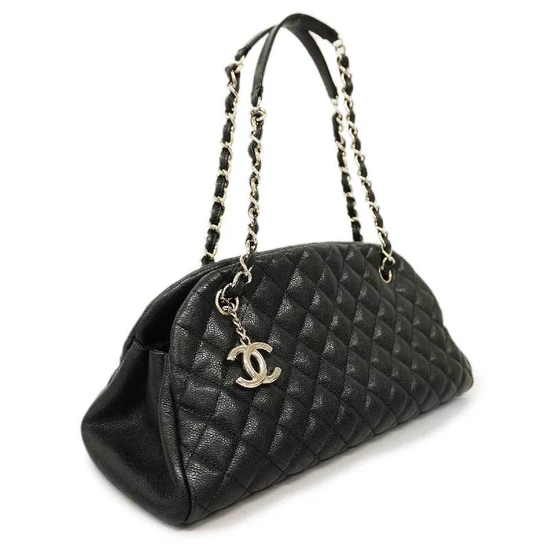 Chanel bags for a polished and professional appearanceCHANEL   Matelasse Chain Shoulder Women's Caviar Leather Shoulder Bag Black