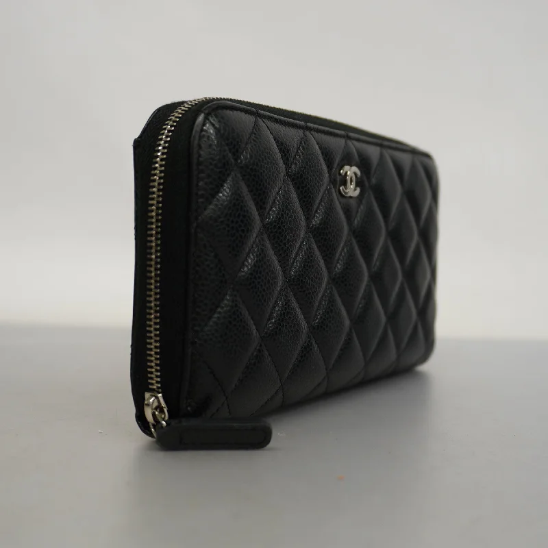 Chanel bags that pair perfectly with any outfitCHANEL   Matelasse Silver Metal Fittings Women's Caviar Leather Long Wallet