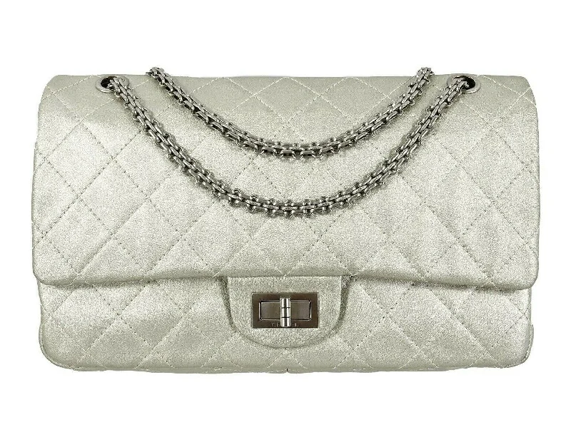 Chanel Limited Edition Handbag for CollectorsCHANEL - Metallic Calfskin Quilted 2.55 Reissue 227 Double Flap - Shoulder Bag