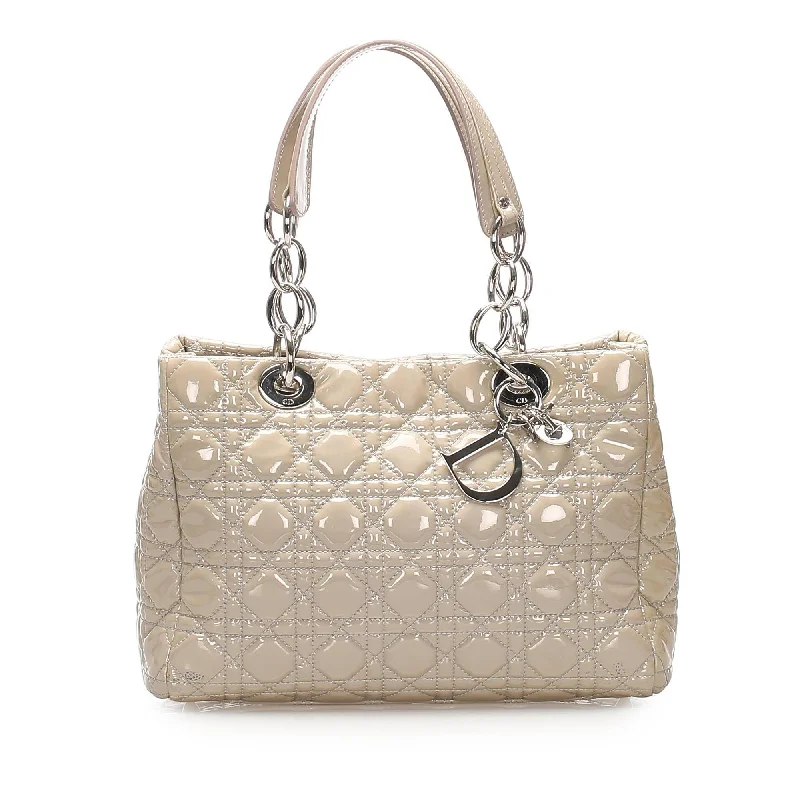 Luxury Christian Dior crossbody bags with a chain - link strapDior Cannage Soft Shopper Tote (11286)