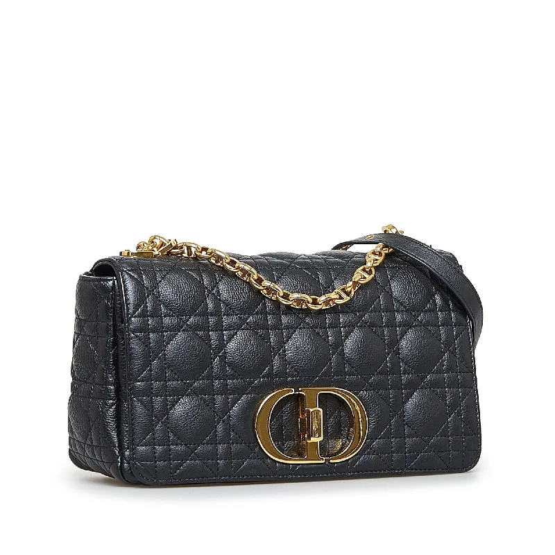 Christian Dior Saddle bags with a studded trim for a bold lookDior Medium Cannage Caro (hGFEwW)