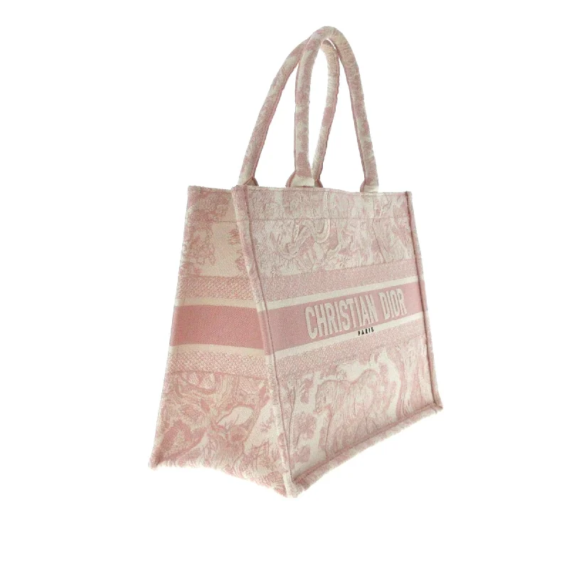 Christian Dior tote bags with a double - handle and shoulder - strap optionDior Medium Toile de Jouy Book Tote (365Zm6)