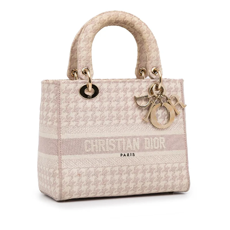 Trendsetting Christian Dior crossbody bags with a colorful strapDior Small Houndstooth Lady D-Lite (jNxO26)