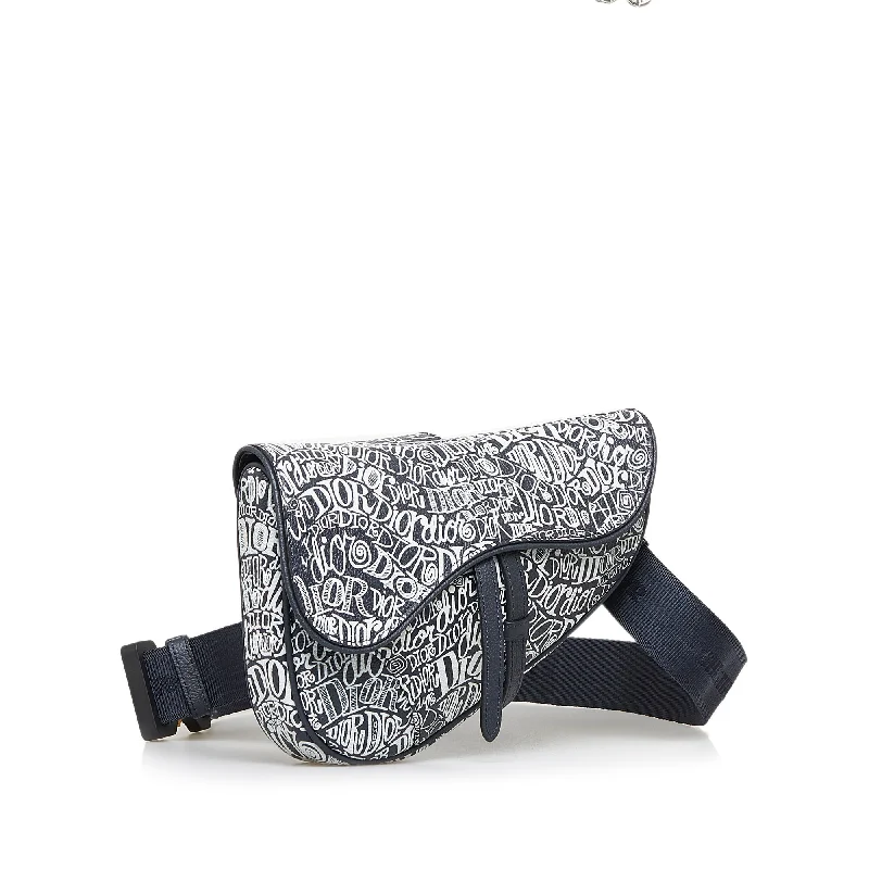 Christian Dior handbags with a removable shoulder strap for versatilityDIOR x Stussy Printed Saddle Crossbody Bag