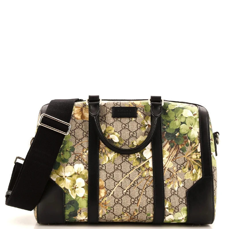 Christian Dior bags with a quilted pattern and gold - toned hardwareConvertible Duffle Bag Blooms Print GG Coated Canvas Small