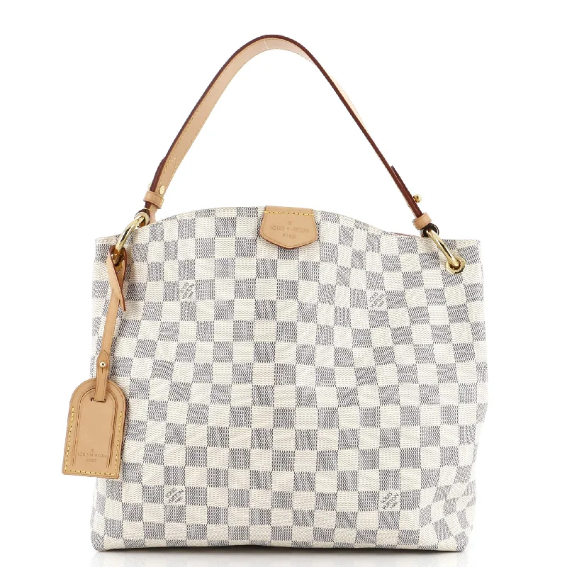 Christian Dior tote bags with a printed Dior logo on the frontGraceful Handbag Damier PM