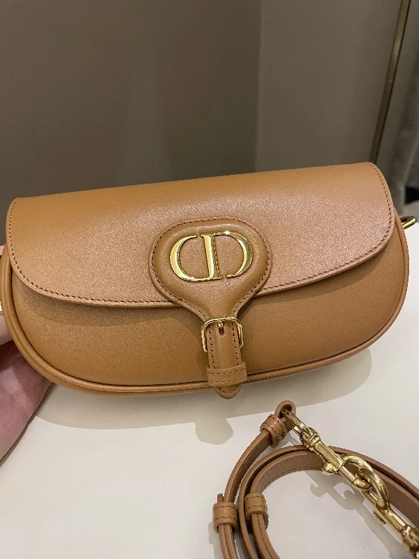 Christian Dior crossbody bags with a front - flap pocket for easy accessDior Bobby East-West Bag Camel Box Calfskin